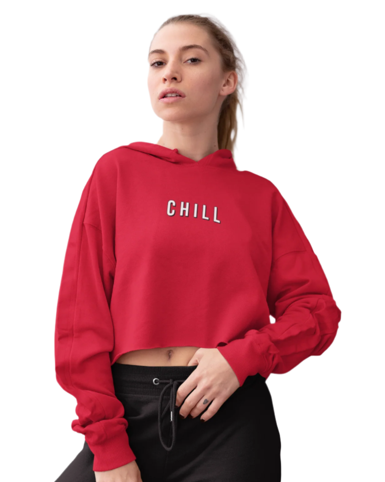 Chill Crop Hoodie